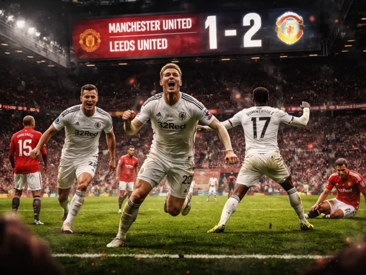 Leeds Humilha os Red Devils em Old Trafford com uma Exibição de Grande Valentia