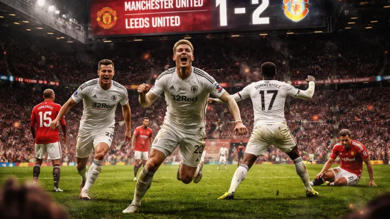 Leeds Humilha os Red Devils em Old Trafford com uma Exibição de Grande Valentia