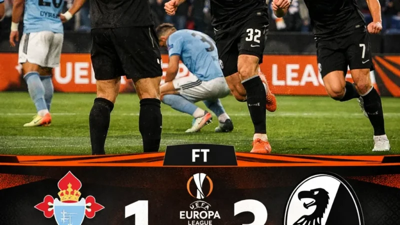Freiburg Destroça o Celta e Marcha para as Meias-Finais