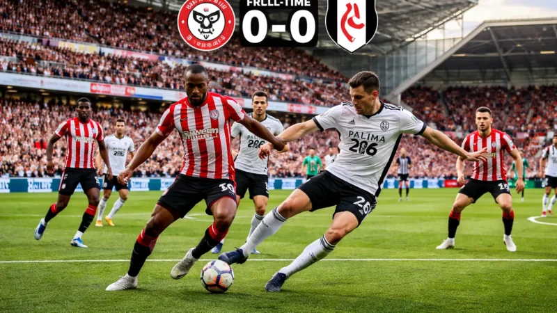 Brentford e Fulham ficam no empate sem golos em duelo londrinense de pouca inspiração
