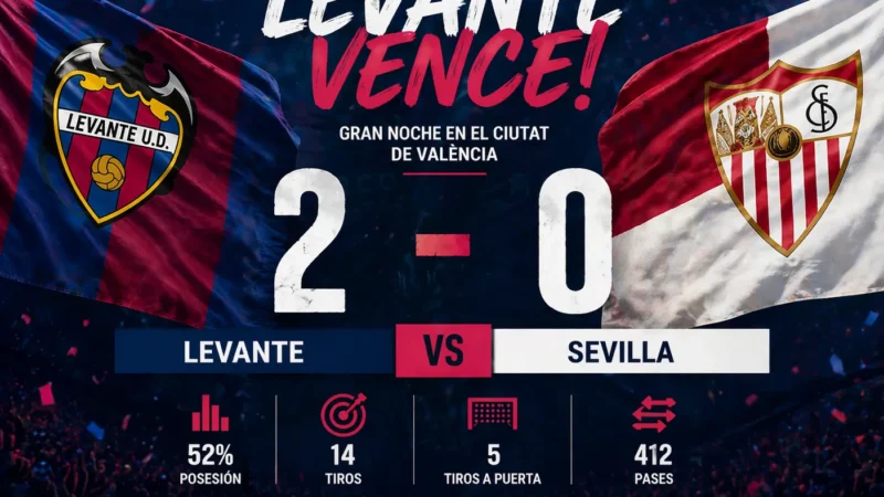 Levante Humilha Sevilha com Goleada Contundente