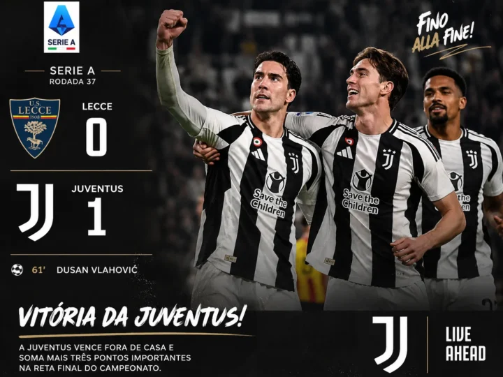 A Juventus arranca a vitória em Lecce com um golo relâmpago
