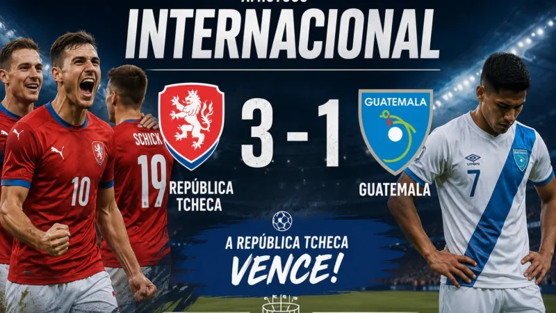 Schick lidera, Tcheca vence com autoridade e afina o motor para a Copa