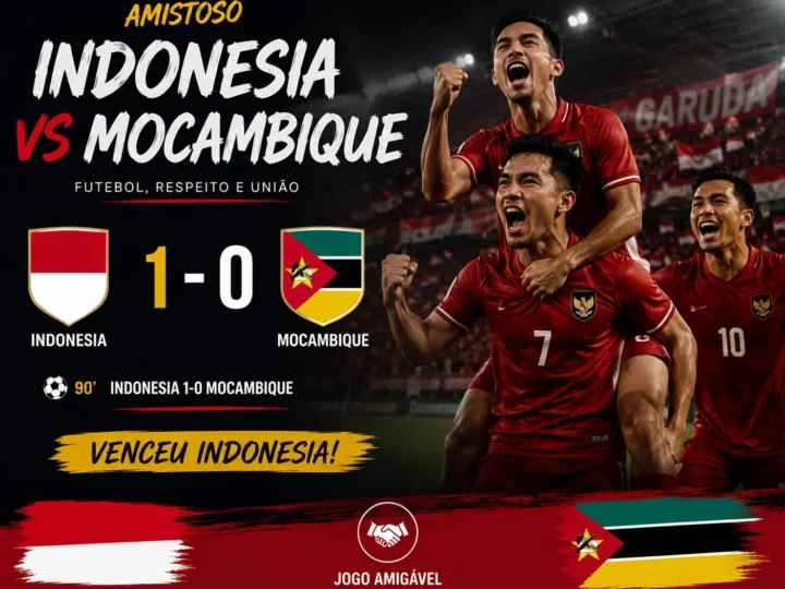 Ole Romeny decide e a Indonésia bate Moçambique num encontro histórico em Jacarta