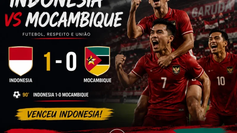 Ole Romeny decide e a Indonésia bate Moçambique num encontro histórico em Jacarta