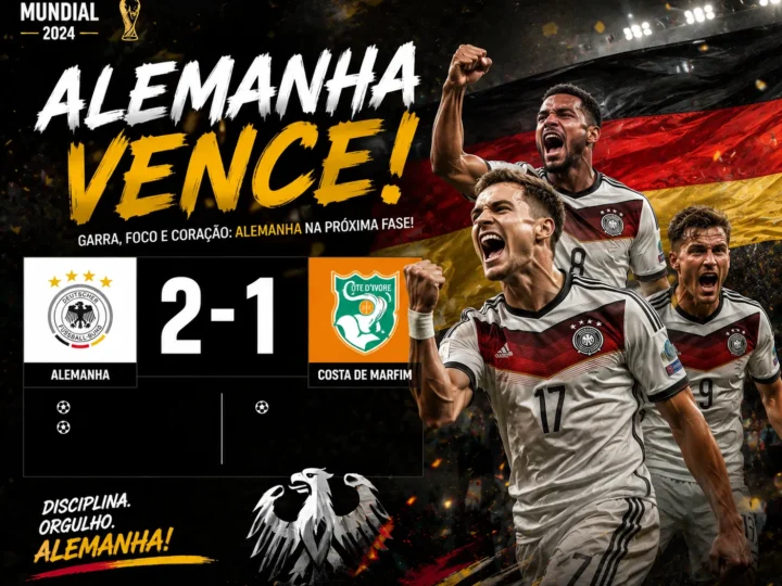 Alemanha sofre, vira e mantém-se 100% no Grupo E