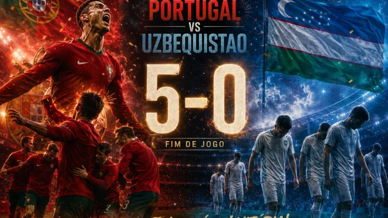 Portugal atropela o Uzbequistão e relança-se no Mundial