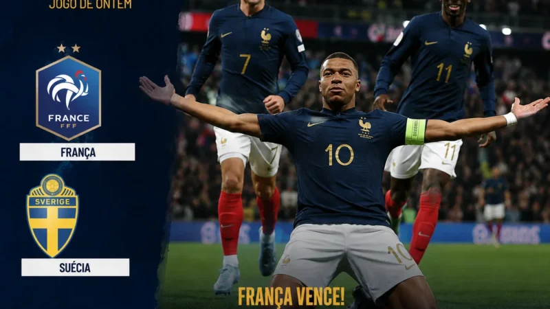 Mbappé brilha, França goleia a Suécia e carimba a passagem aos oitavos