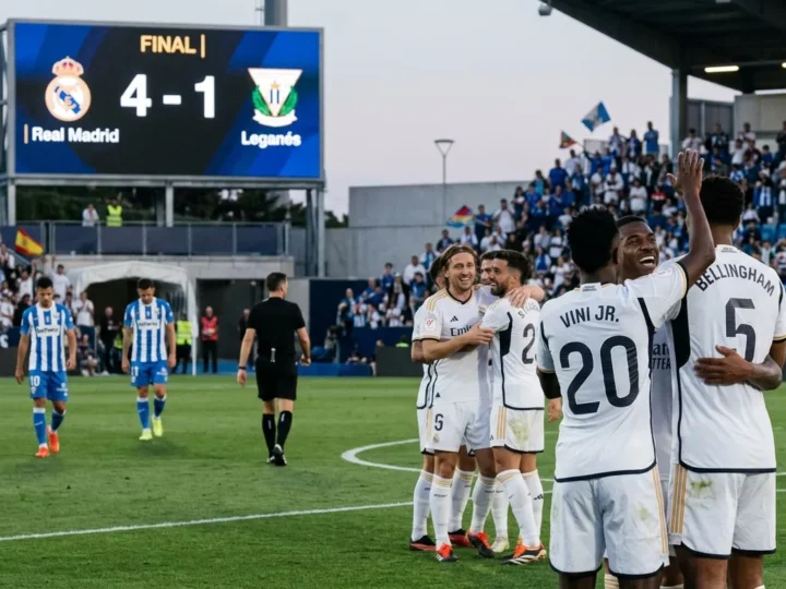 Real Madrid volta a golear, agora frente ao Leganés