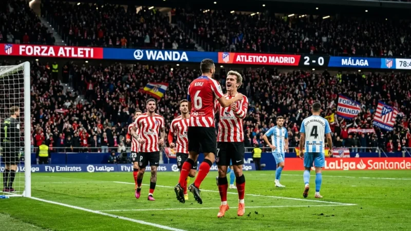 Atlético de Madrid estreia-se com vitória sofrida diante do Málaga