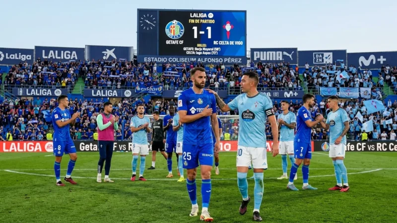 Golo de Enes Ünal dá ao Getafe a primeira vitória da época frente a um Celta em crise