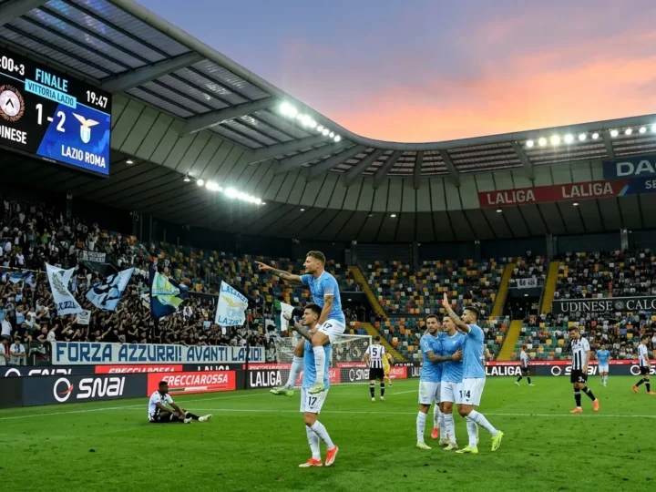Lazio vira o marcador em Udine e soma a terceira vitória seguida