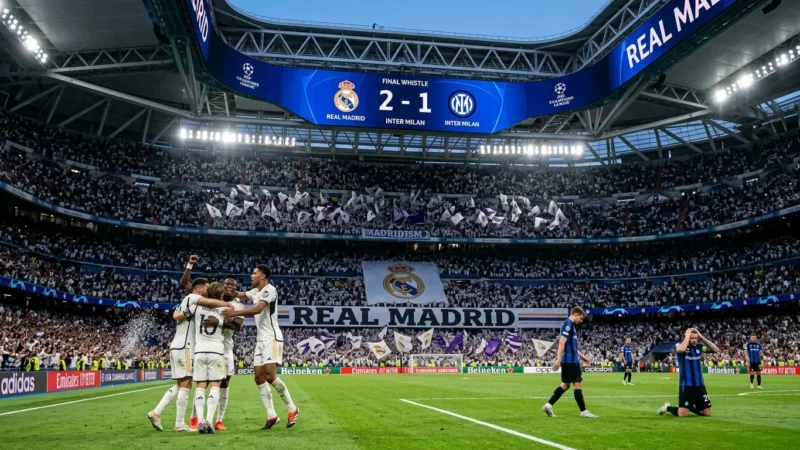 Mbappé e Valverde dão vitória nervosa ao Real Madrid diante de um Inter em crescendo